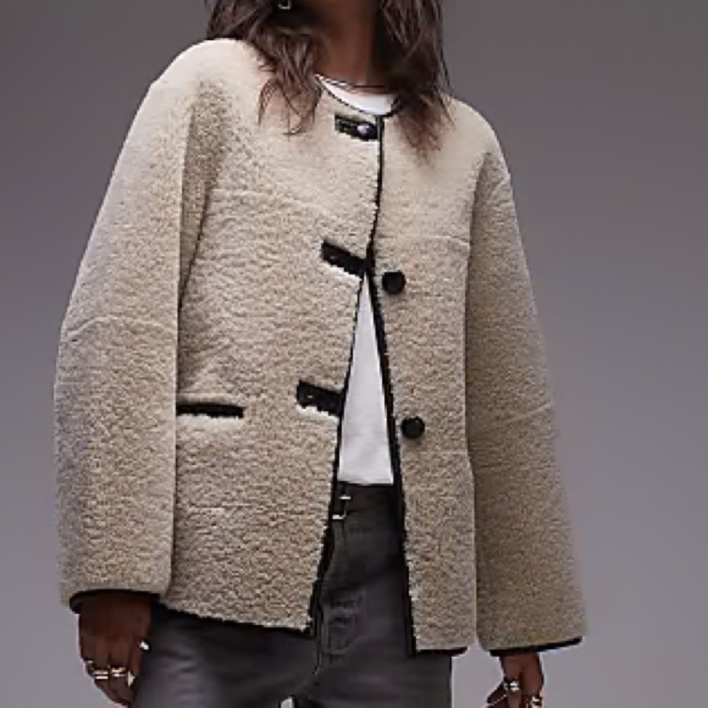 Mango shearling Bethoven Jacket - Medium
